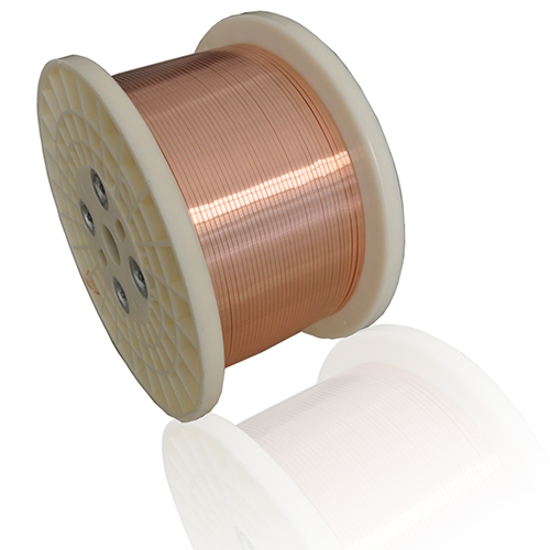 Two electrician copper flat wire