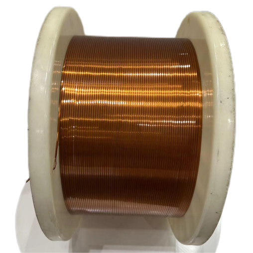 240 Grade Aromatic Polyimide Enameled Copper Flat Wire